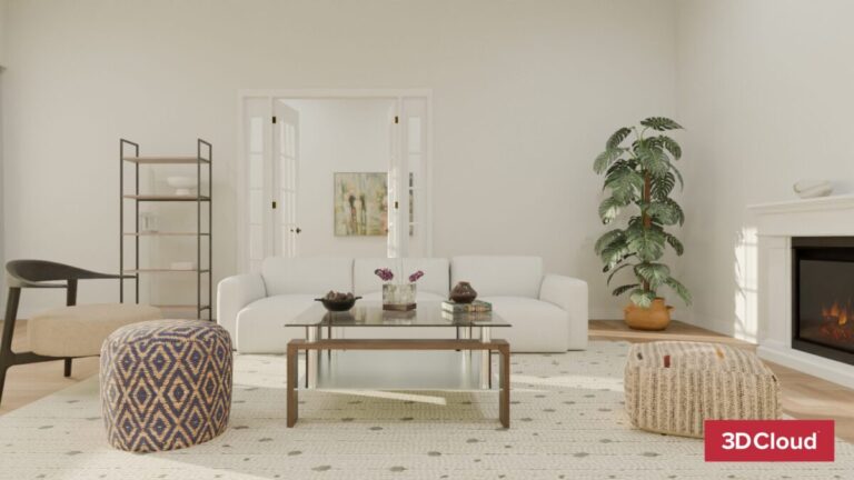 Minimalistic 3D living room Minimalistic 3D living room