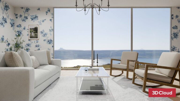 HD Rendering of a living space HD Rendering of a living space