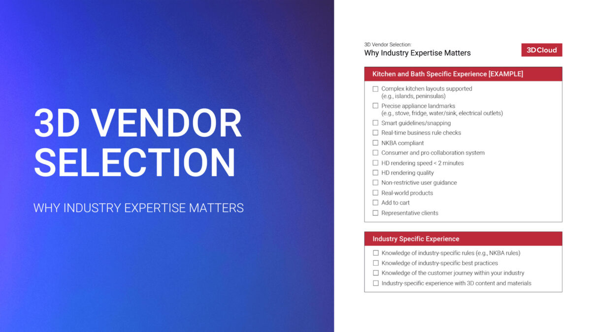 3D Vendor Selection: Why Industry Expertise Matters