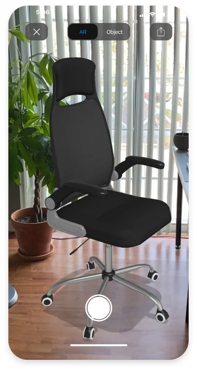 Macy's Office Chair Mobile AR