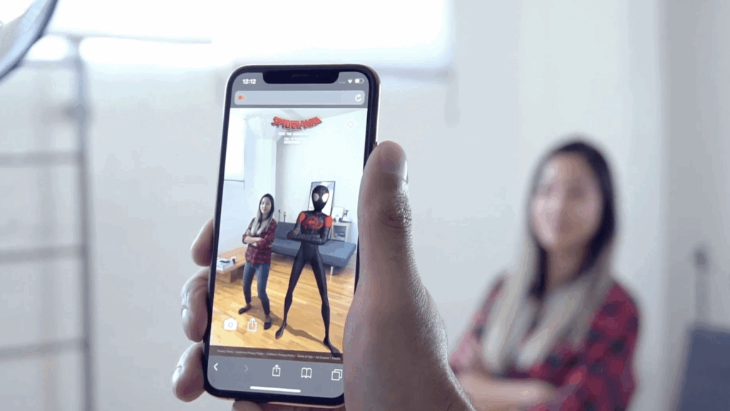 Sony Pictures’ Spiderman WebAR