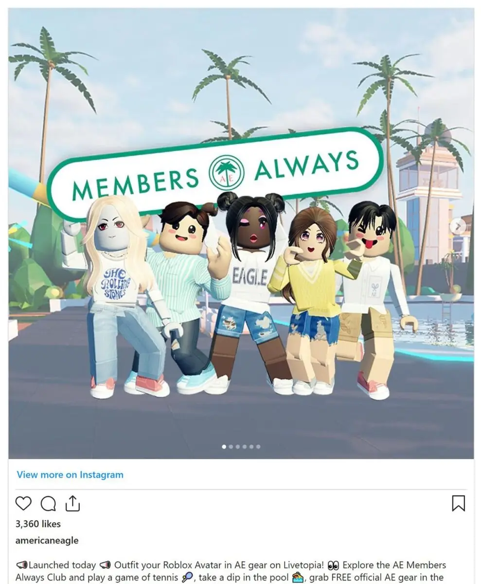 American Eagle “Members Always” world