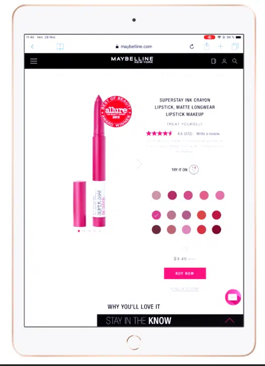 Maybelline Virtual Try-On Makeup
