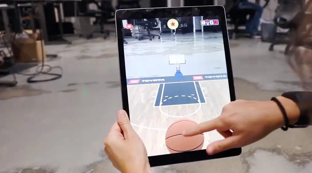 Toyota Rav4 WebAR Basketball Game