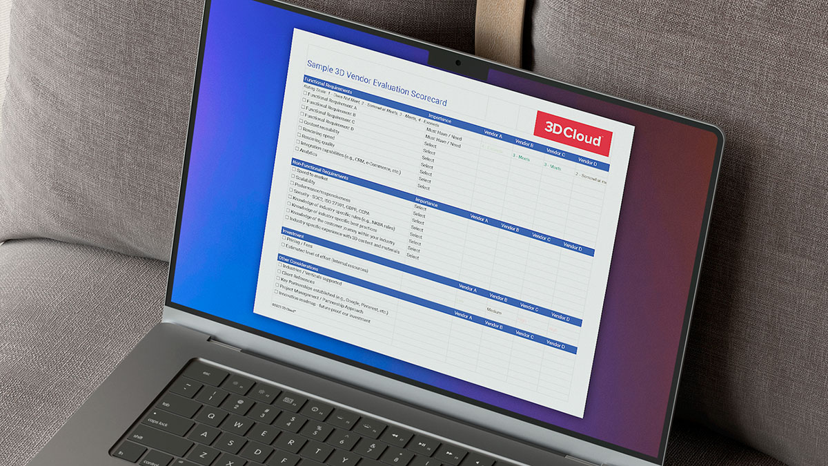 How to Evaluate 3D Vendor Capabilities – Free Scorecard Template