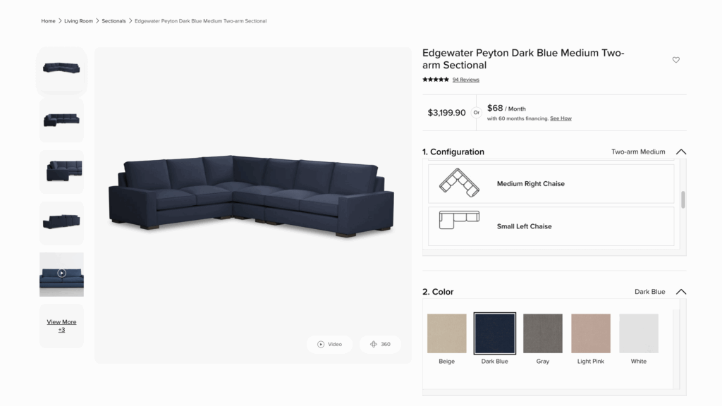 City Furniture’s 3D room planner