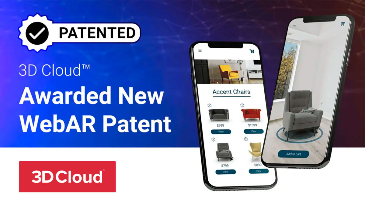 3D Cloud Awarded WebAR Patent