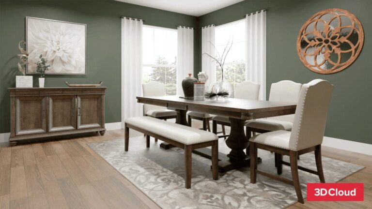 3D Dining Space Rendering 3D Dining Space Rendering