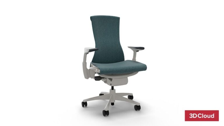 3D Product Render of a modern desk chair 3D Product Render of a modern desk chair