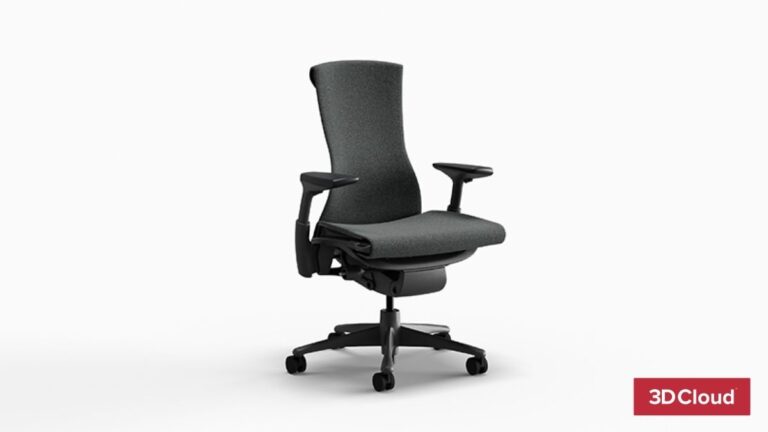 3D Product Render of a modern desk chair 3D Product Render of a modern desk chair
