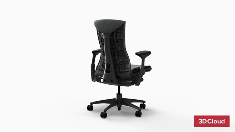 3D Product Render of a modern desk chair 3D Product Render of a modern desk chair