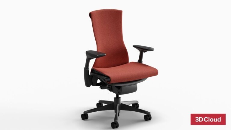 3D Product Render of a modern desk chair 3D Product Render of a modern desk chair