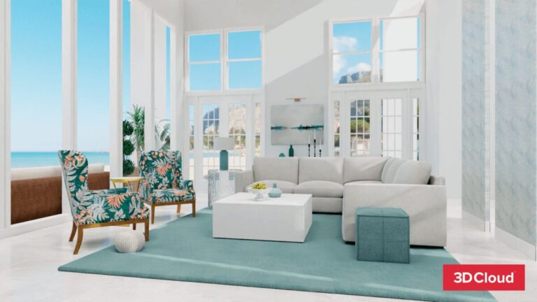 3D Rendering Luxury Modern Living Room 3D Rendering Luxury Modern Living Room