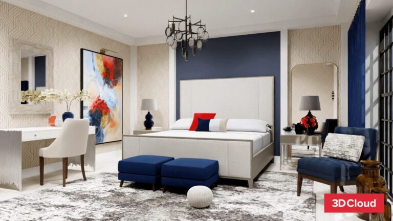 3D Rendering of Bedroom 3D Rendering of Bedroom