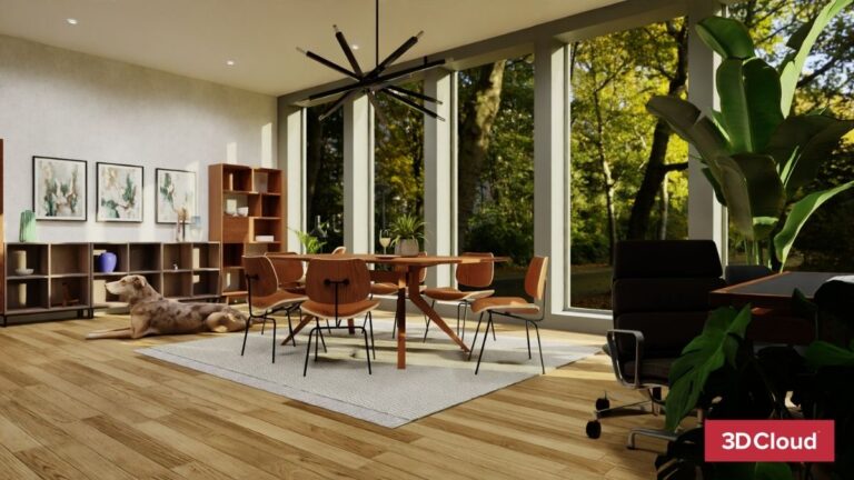 3D Rendering of Sitting Room 3D Rendering of Sitting Room