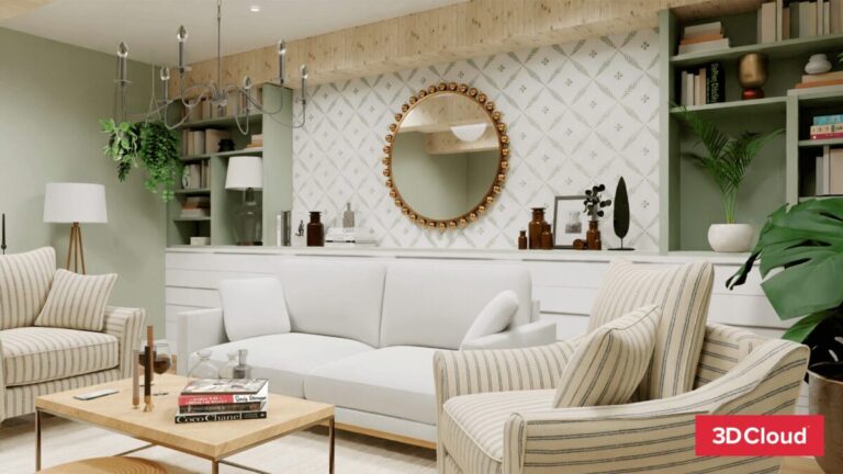 Photorealistic Interior Living Space Photorealistic Interior Living Space