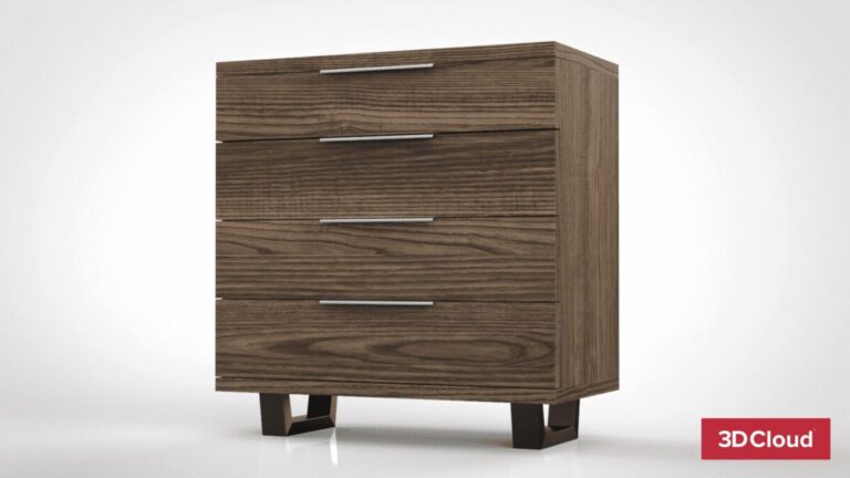 Product Rendering of a Cabinet