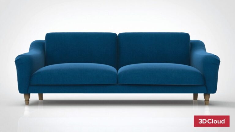 Product Rendering of a Couch