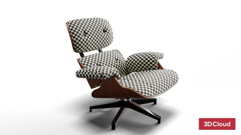 Product Rendering of the Eames Chair from Herman Miller Product Rendering of the Eames Chair from Herman Miller