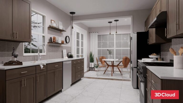 Rendering of Kitchen Rendering of Kitchen