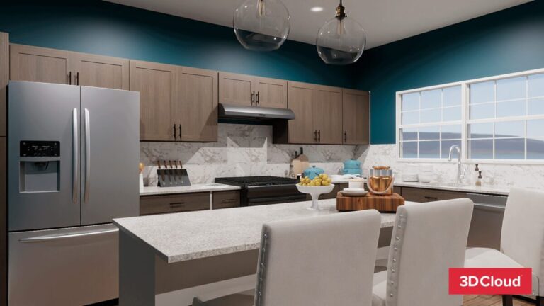 Rendering of Kitchen Rendering of Kitchen