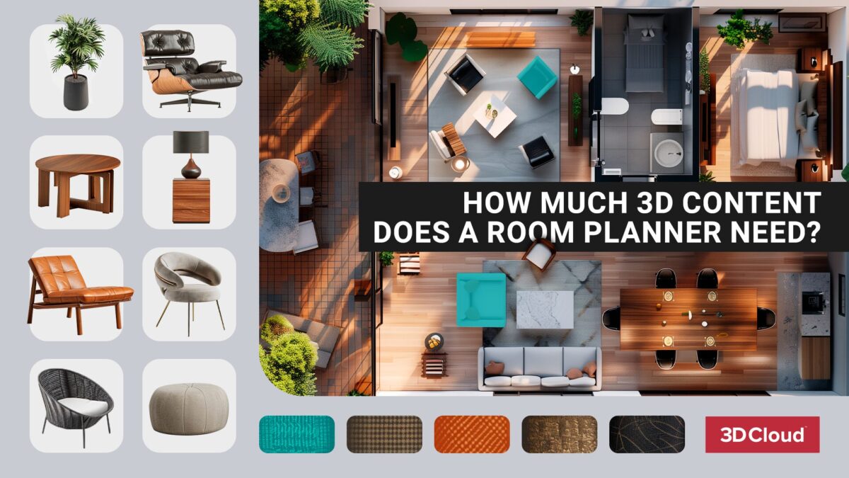 3D Room Planner 101: How much 3D content does a room planner need?