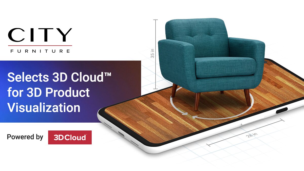 CITY Furniture Selects 3D Cloud for 3D Product Visualization