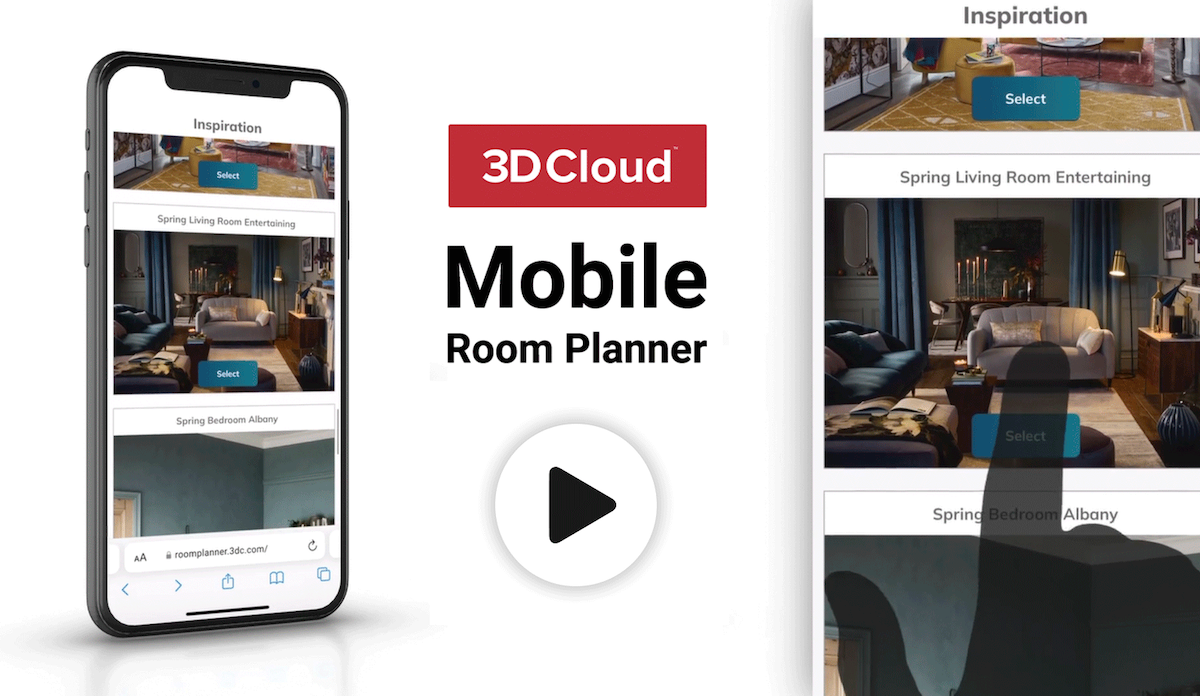 3D Cloud Mobile Room Planner Video