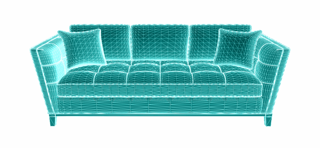 3D Product Model mesh couch