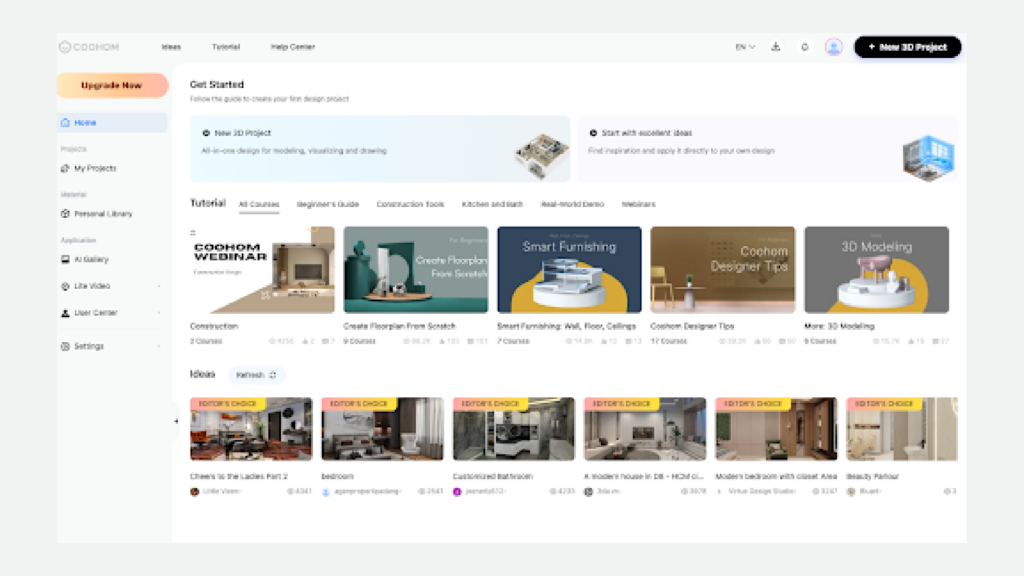 Coohom floor plan creator