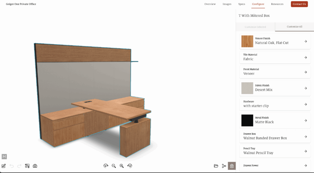 Geiger Product Configurator