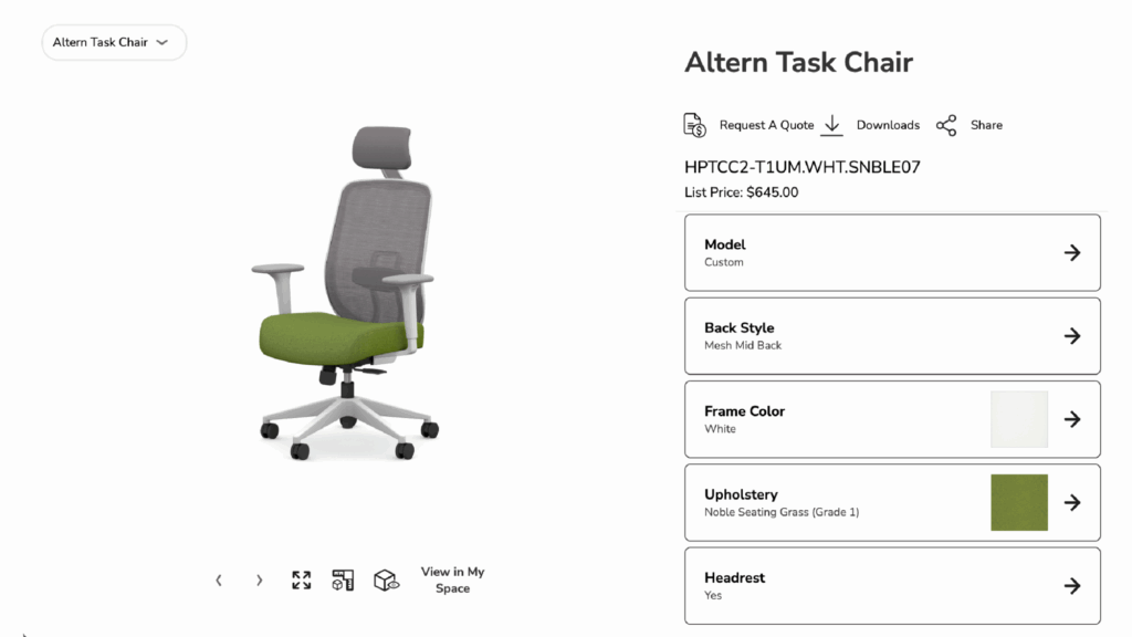 HON Product Configurator