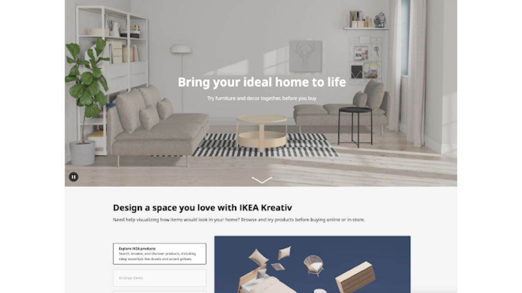 Ikea Kreativ 3D room planner