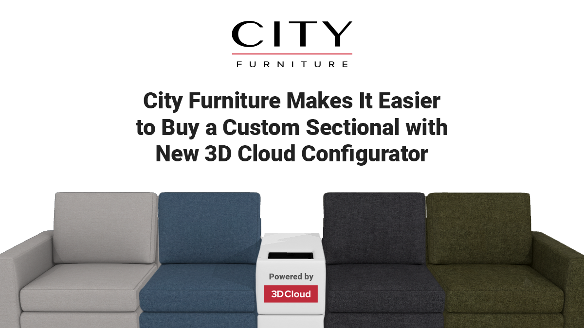 CITY Furniture Makes It Easier to Buy a Custom Sectional with New 3D Cloud Configurator