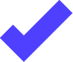 Blue checkmark