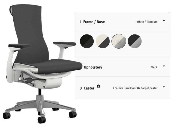3D Product Configurators - Chair 3D Product Configurators - Chair