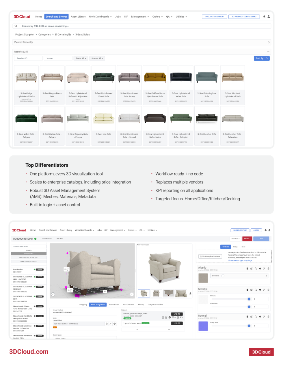 3D Product Visualization Platform - 3D Cloud