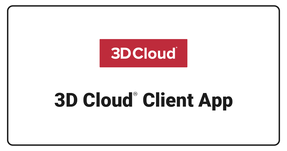 3D Cloud Client Applications | 3D Cloud