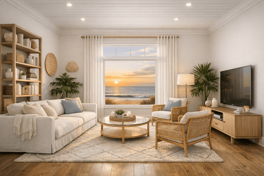 Copilot reimagined Scandinavian AI living room plan