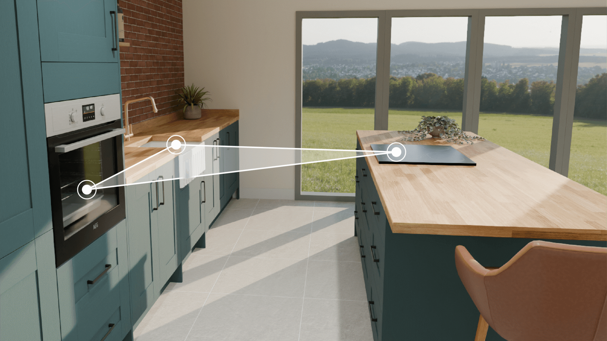 How to Use the Kitchen Triangle Rule for Functional Design