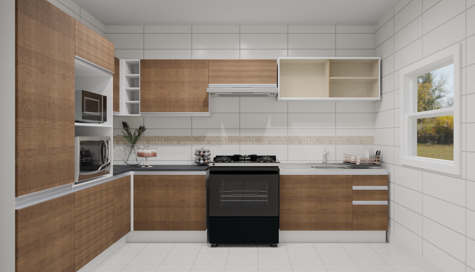 Kitchen rendering Kitchen rendering