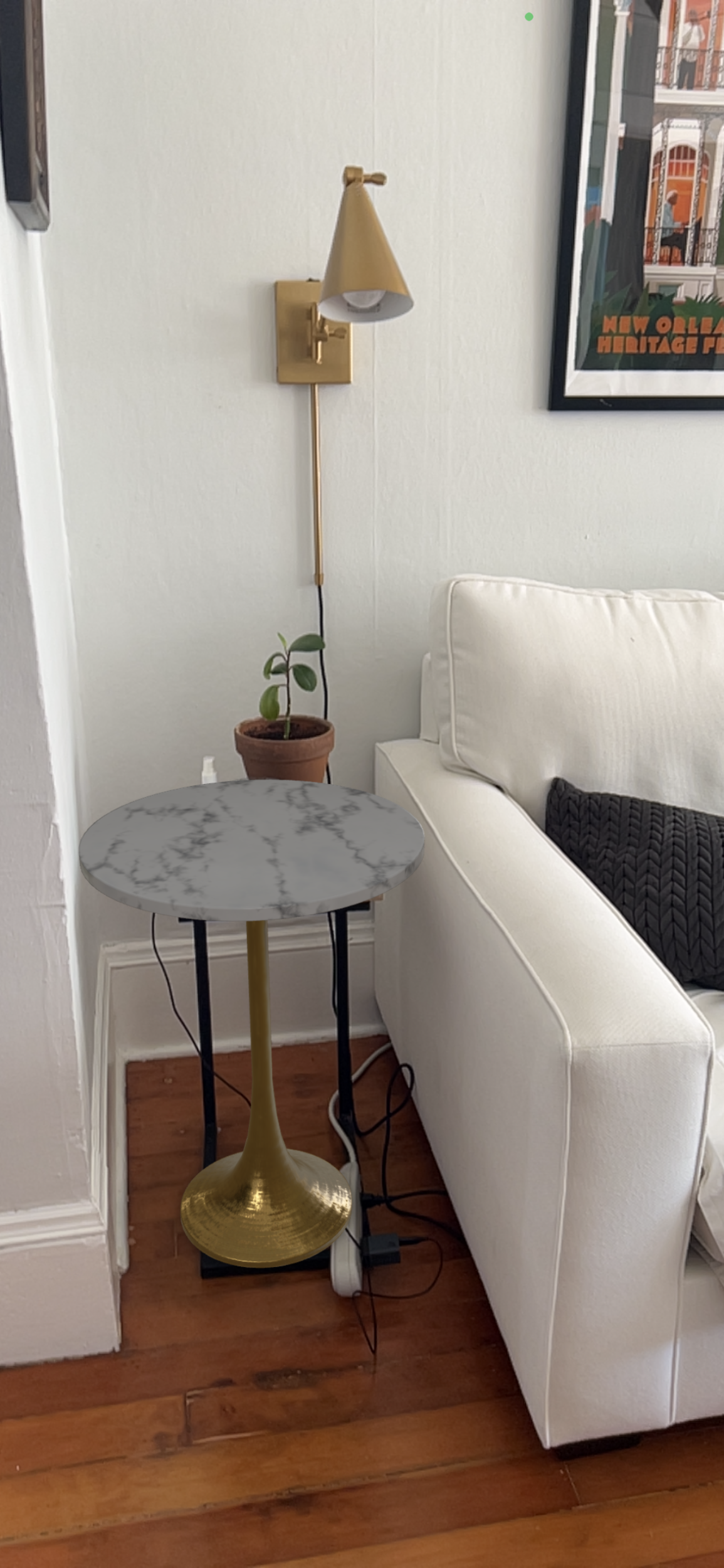 crate and barrel AR mobile app furniture placement